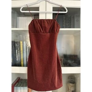 Hansen + Gretel Tahnee Dress‎ in Brick Size Small